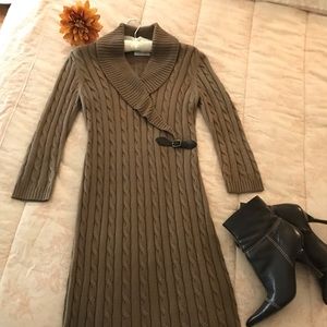 Calvin Klein NWOT Cable Knit Dress